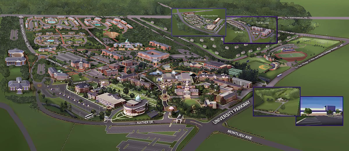 High Point University Campus Map