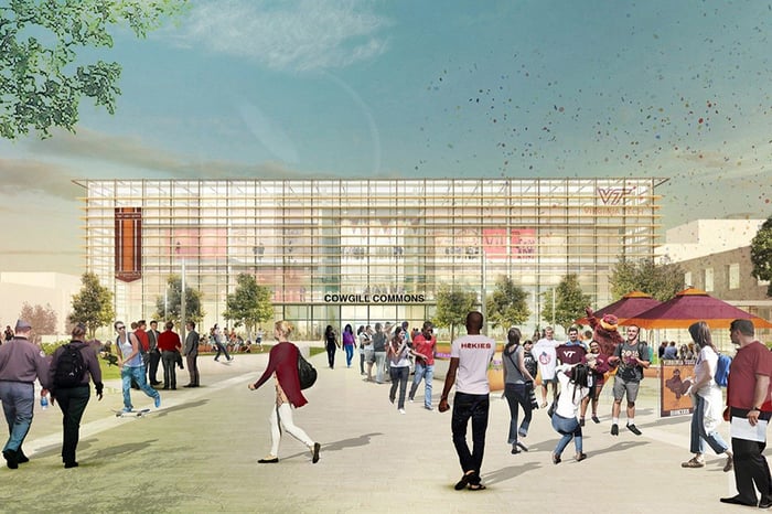 Virginia Tech Cowgill Hall Rendering